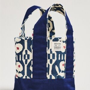 Anthropologie: SZ Maine Mini Blockprints tote. NWT